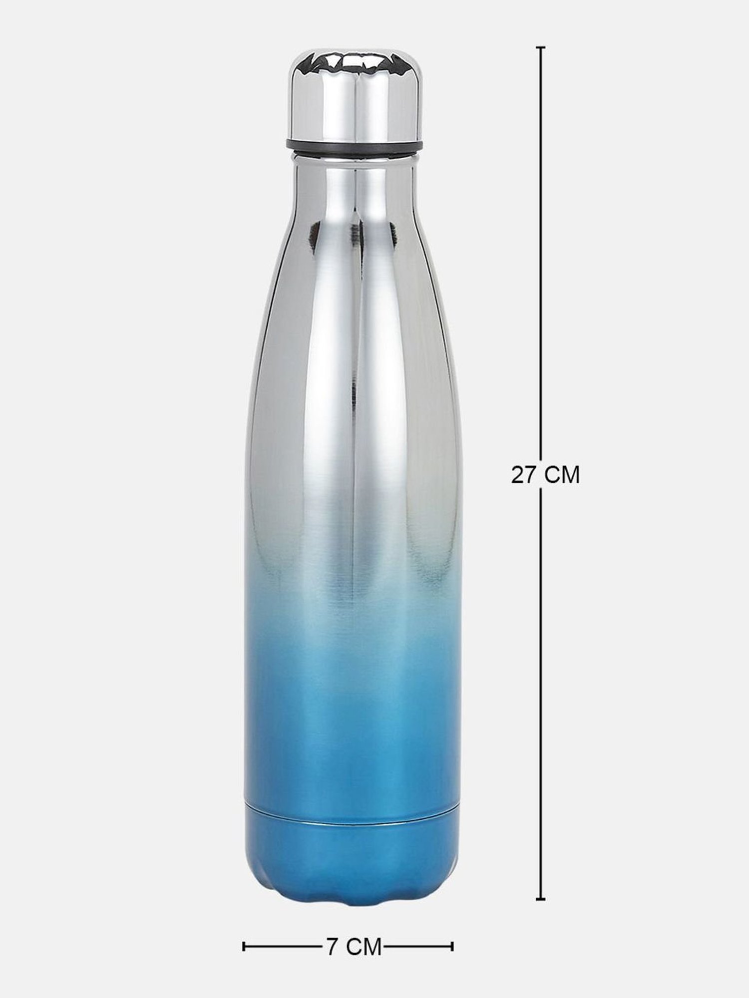 Living Scapes by Pantaloons Teal Steel Water Bottles (0.5 L)