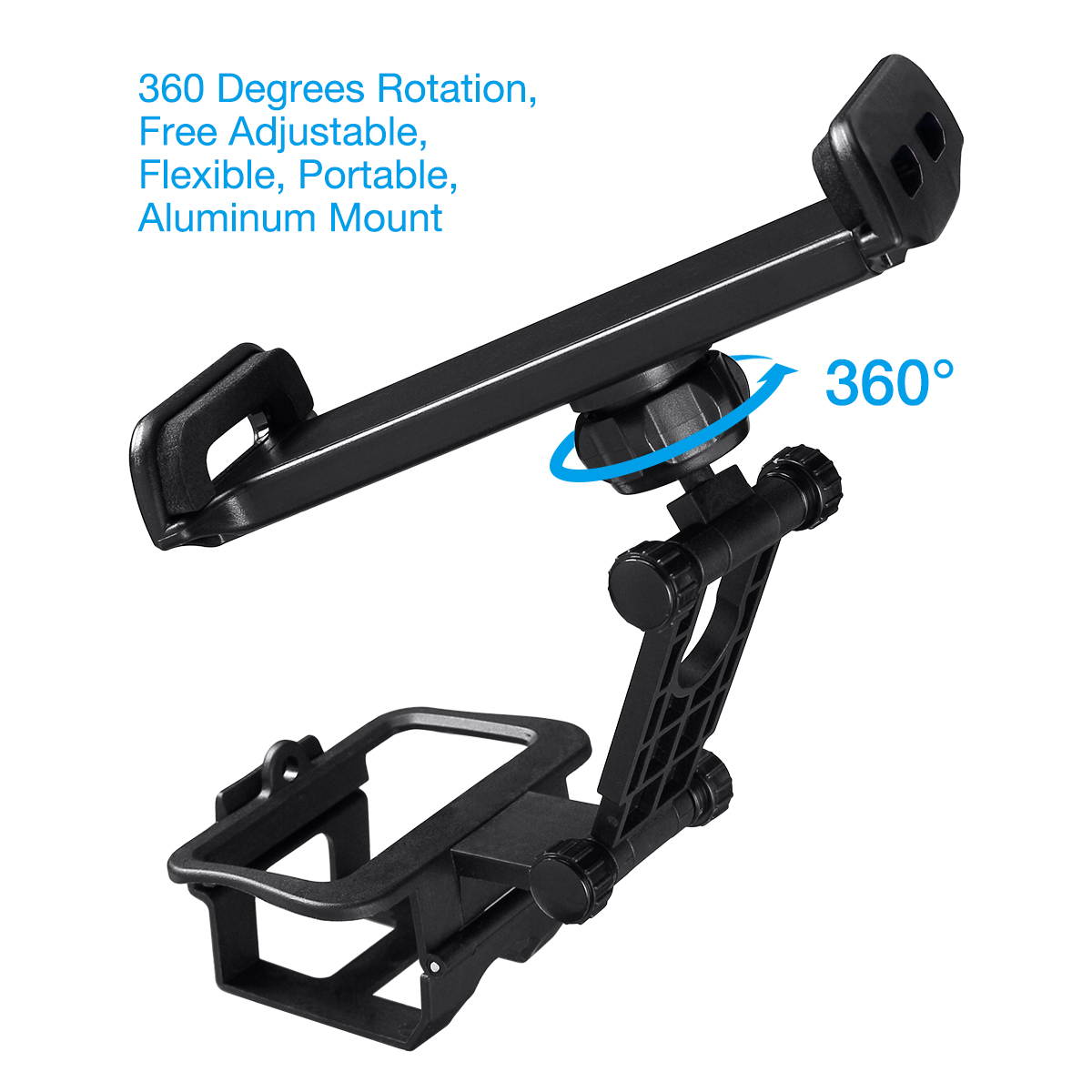 4-12 Inch Adjustable Extender Tablet Holder Mount with Neck Lanyard Strap for DJI Mavic Mini, Mavic 2 Pro/Zoom, DJI Spark/Mavic Pro/Mavic Air Remote Control