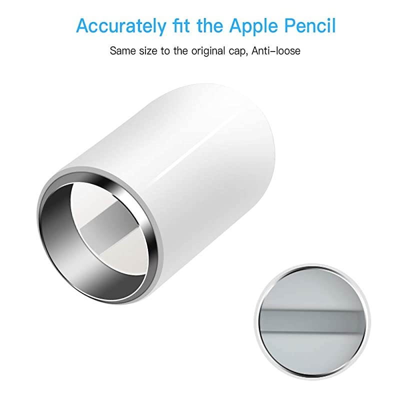 Replacement Cap Compatible with Apple Pencil Magnetic Protective Cap Cover iPencil Cap for iPad Pro Pencil