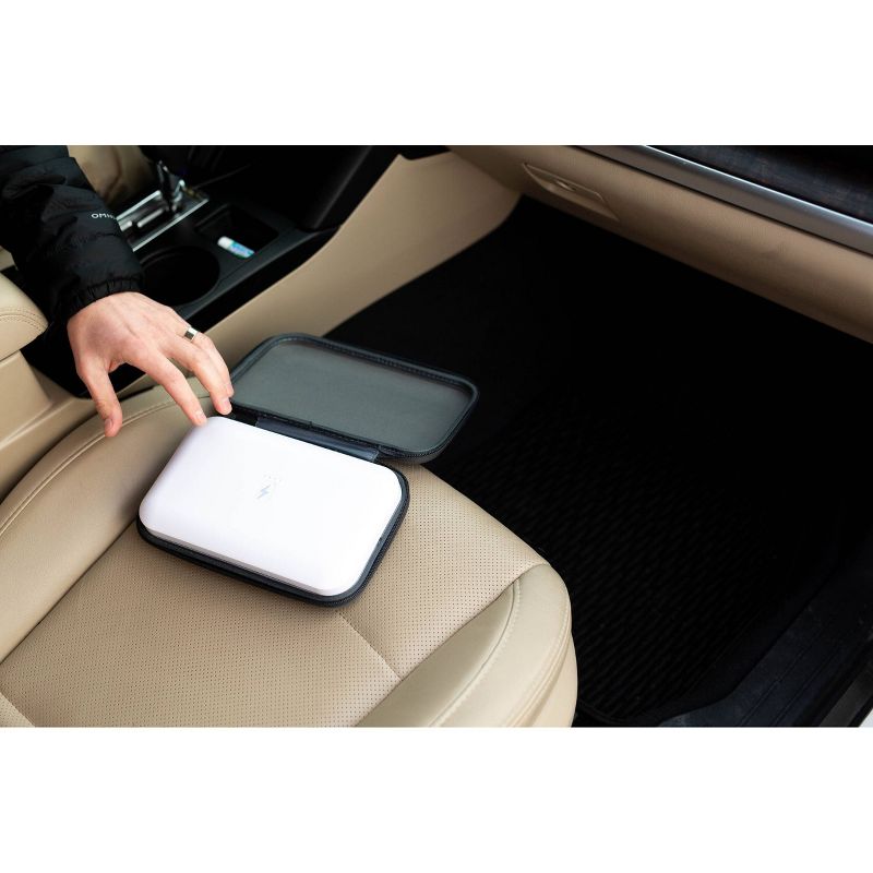 PhoneSoap Go UV-C Sanitizer & Portable Power Pack - White