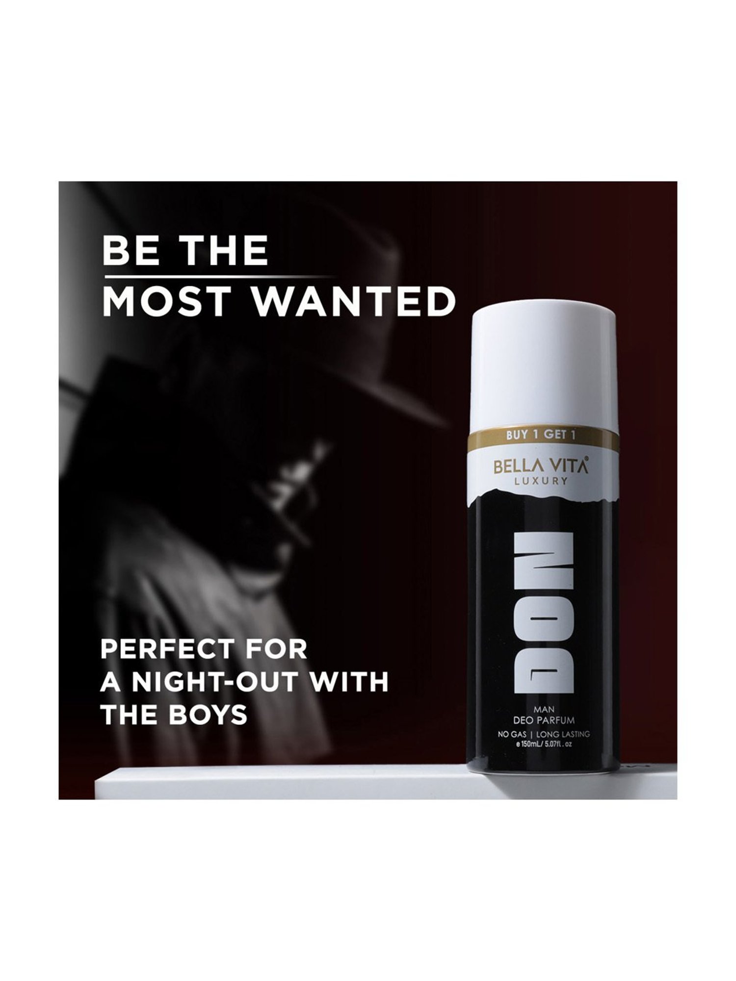 BELLA VITA LUXURY Don No Gas Deo Parfum for Men - 150 ml