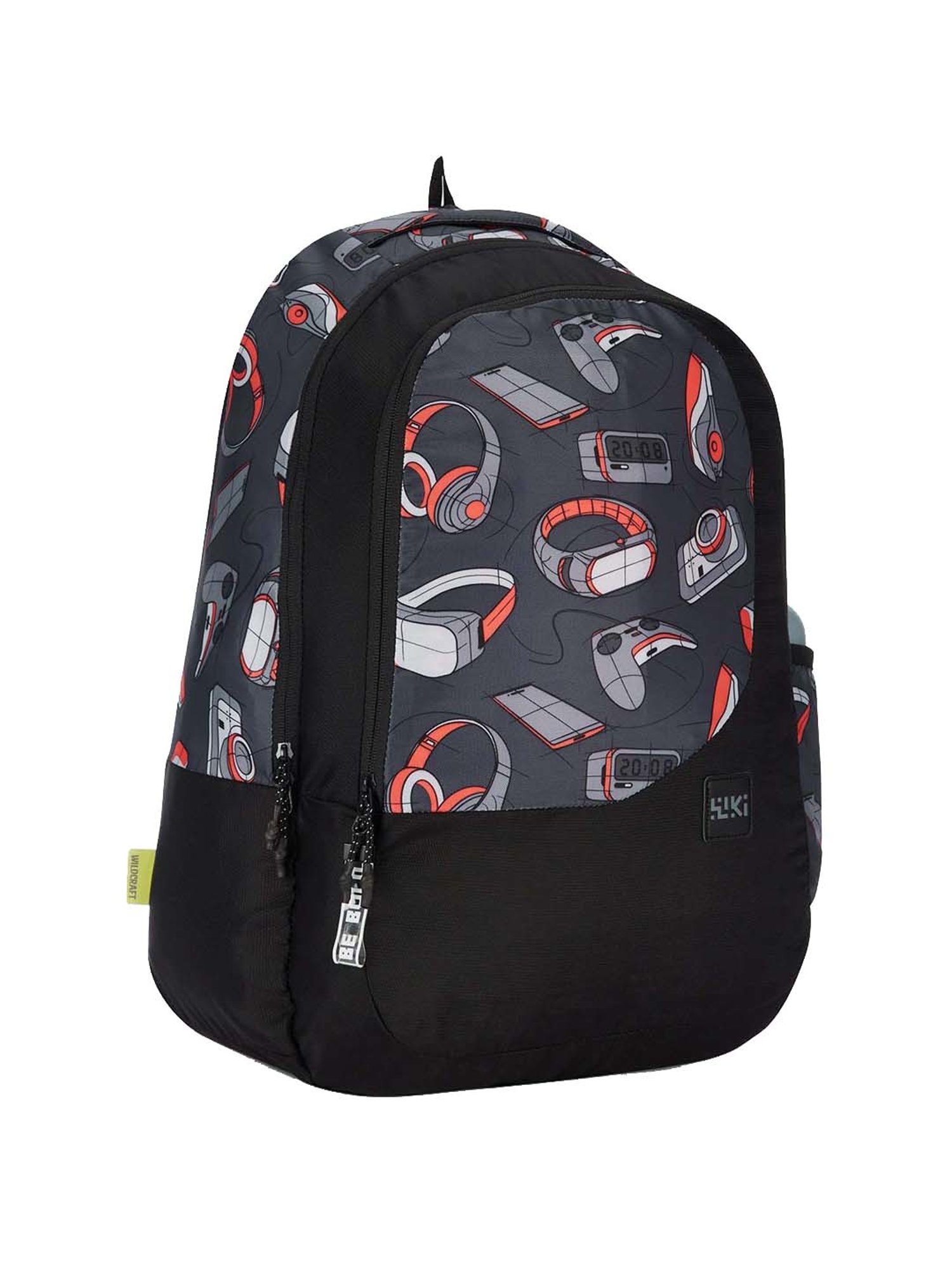 Wiki 29.5 Ltrs Black Medium Backpack
