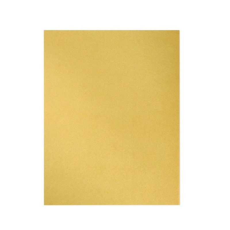Best Paper Greetings 96 Pack-Gold Metallic Shimmer Paper, Double Sided, 110 GSM for Art & Craft, DIY Weddings Invitations 8.5" x 11"