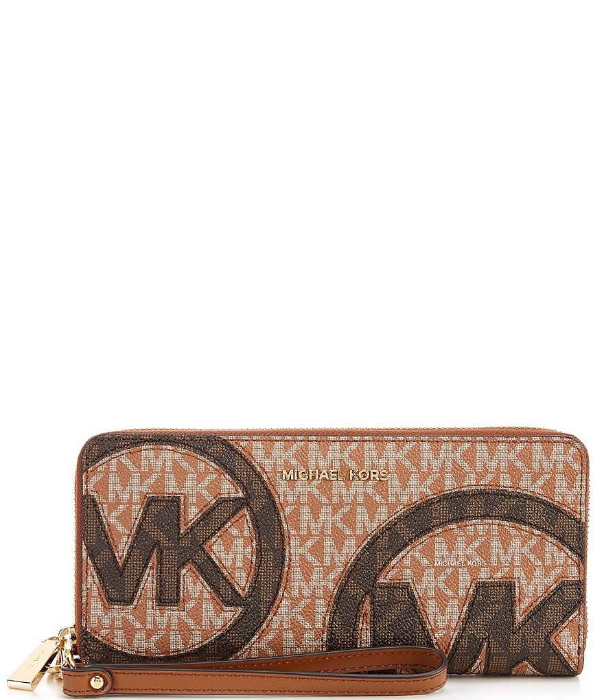 Michael Kors Signature Jet Set Travel Continental Wallet