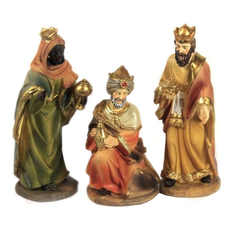 Christmas 6.0" Nativity  W/ Kings & Shepherd Holy Family Shepherd Boy  -  Decorative Figurines