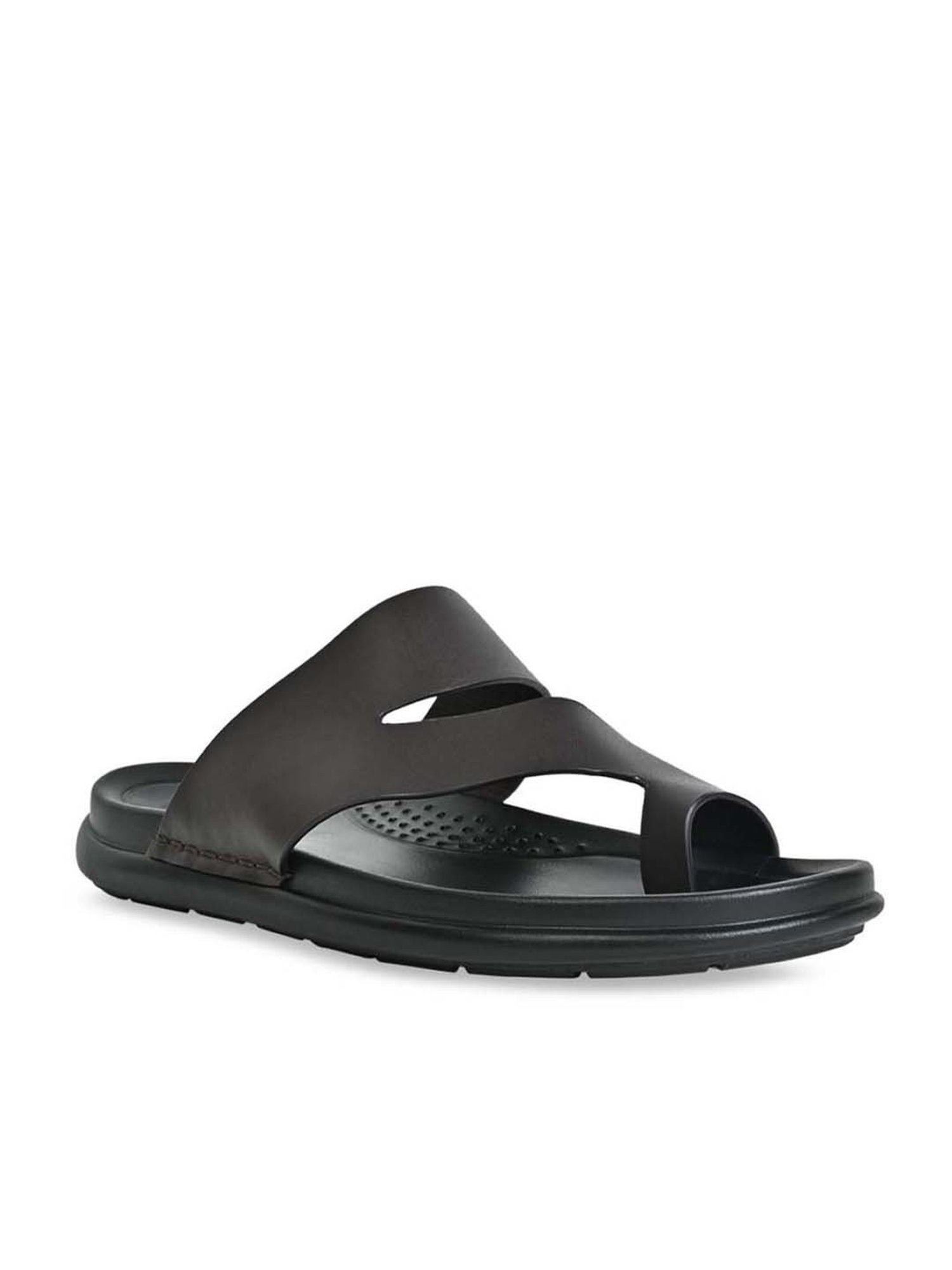 Regal Men's Brown Toe Ring Sandals