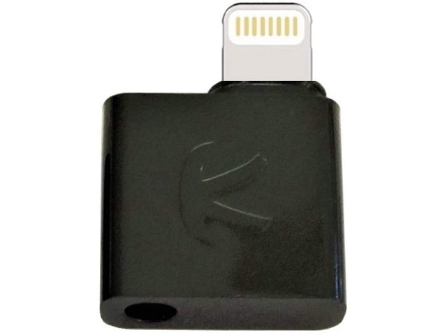 KOKKIA iAudioL (Black): 24-bit, Tiny (15.5 X 17.1 mm) Rigid Compatible to Lightning to 3.5 mm Headphone Jack Adapter, compatible to Lightning connector iPhone,iPad,iPod Touch with iOS 10 or later.