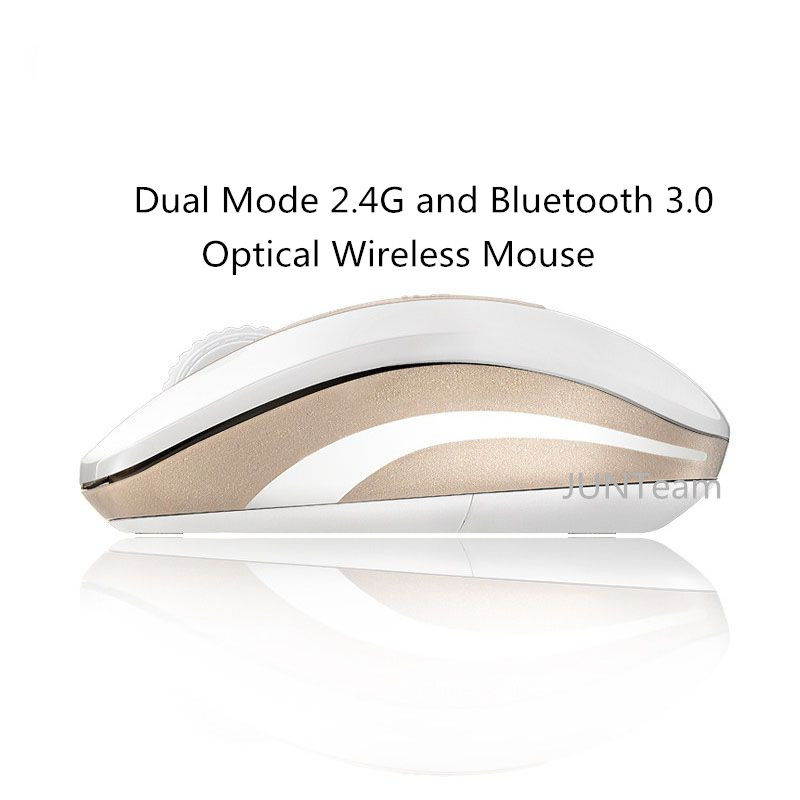 Original Rapoo 6610 Bluetooth 3.0 and 2.4G Dual Mode Wireless Optical Mouse with 1000DPI for Computer Laptop Bluetooth Mouse