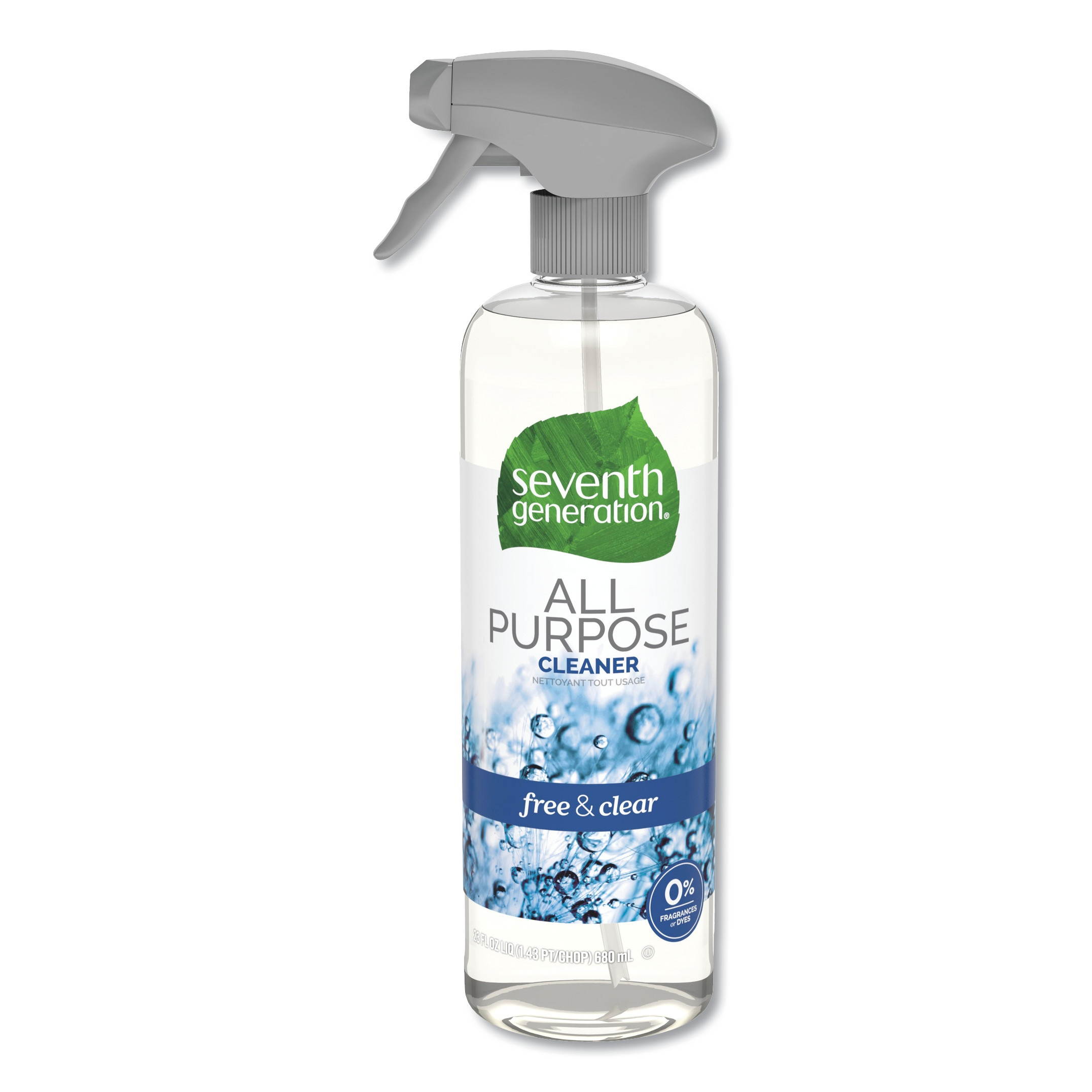Seventh Generation Cleaner All-Purpose Fragrance-Free 23 oz. Clear 44713