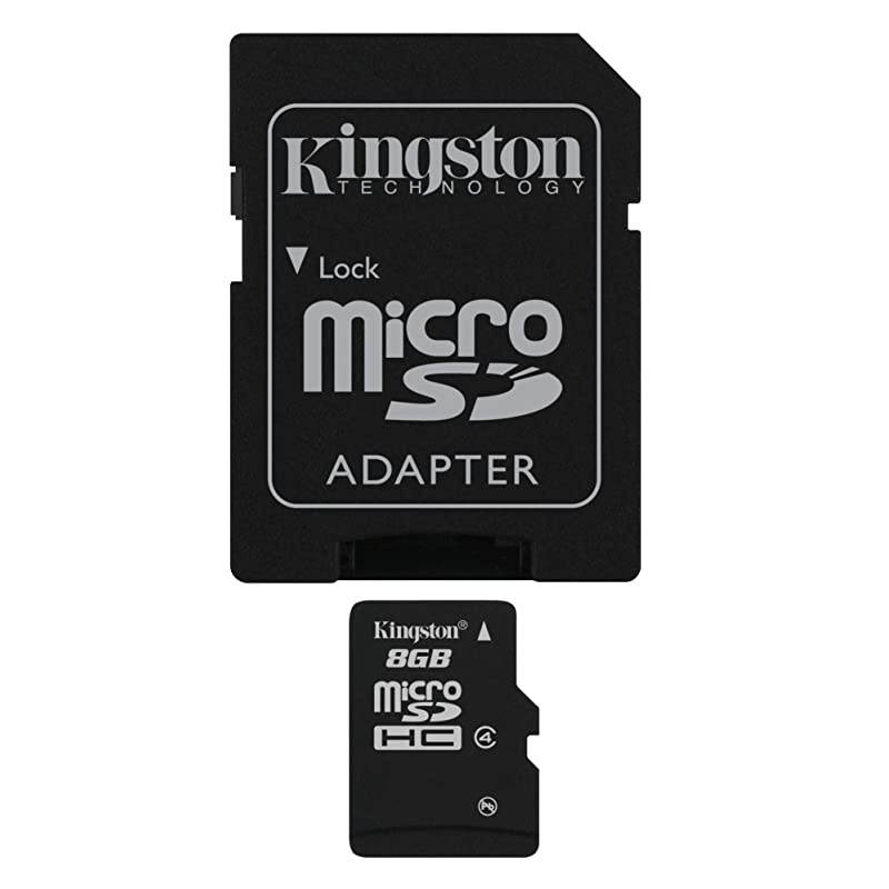 8 GB microSDHC Class 4 Flash Memory Card SDC48GBBlack