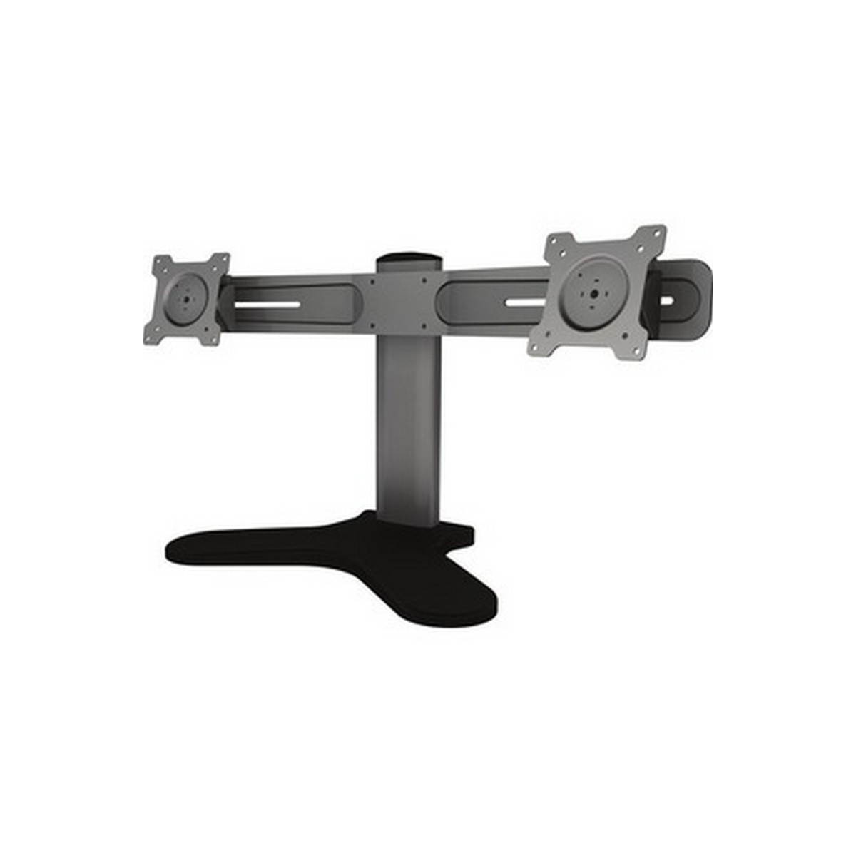 Crimson AV Dual Monitor Desktop Stand Blk