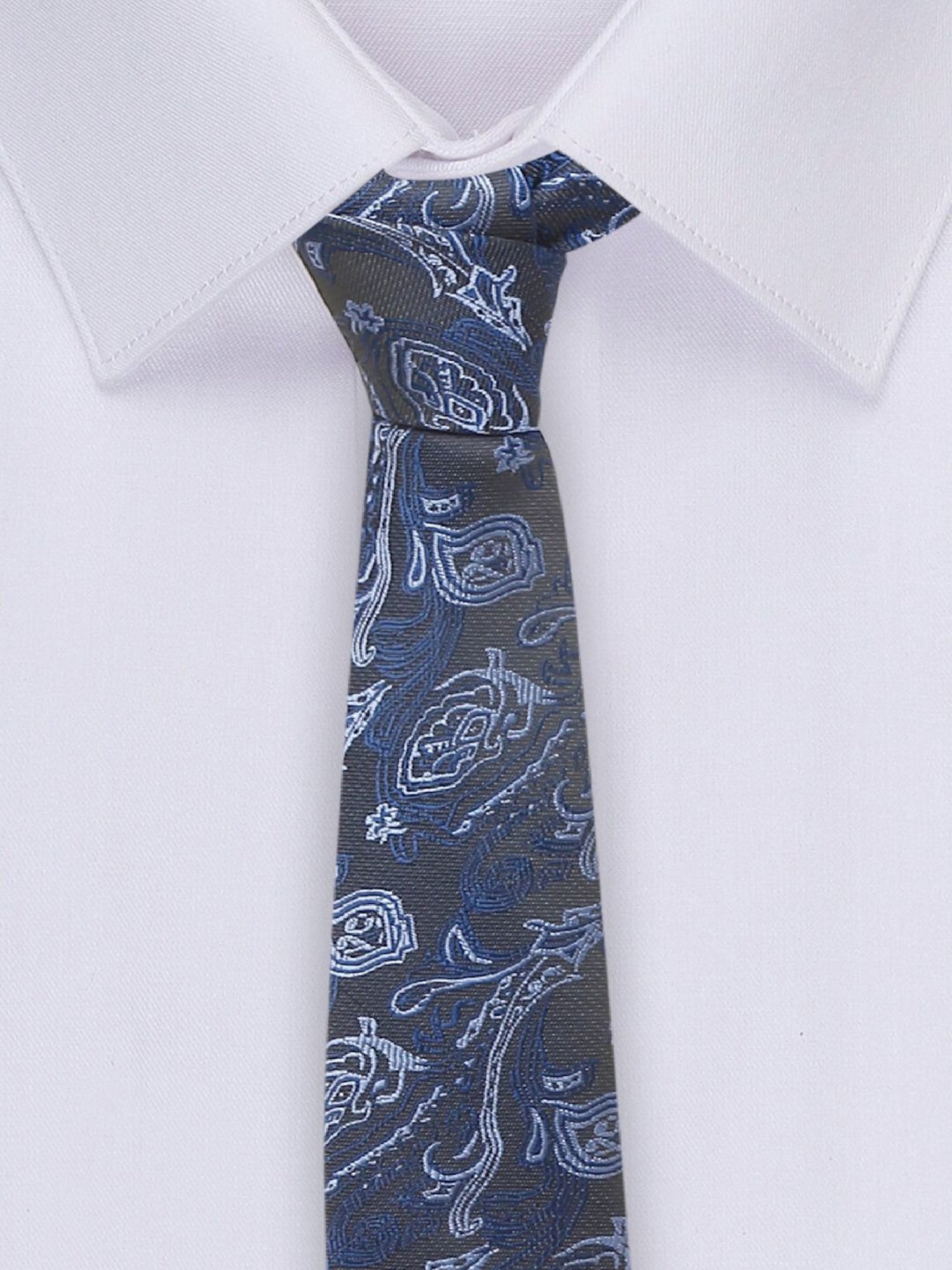 Louis Stitch Blue Embroidered Necktie Gift Set - Set of 5