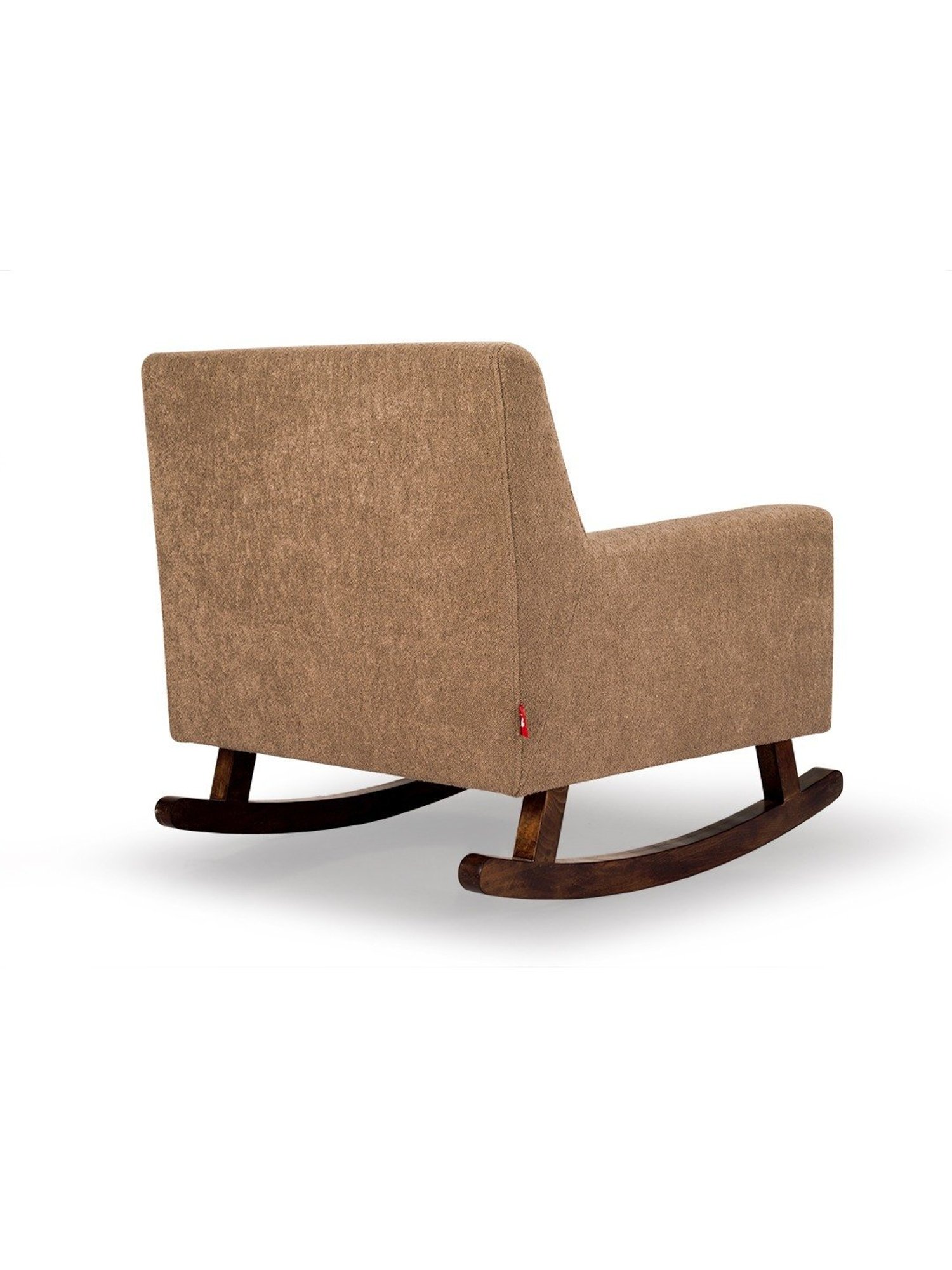 Durian Melania Cigar Brown Fabric Rocker Chairs