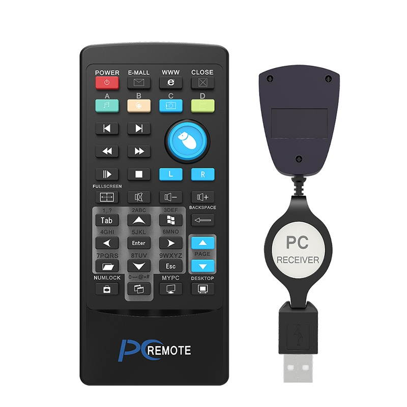 USB Media IR Wireless Mouse Remote Control Controller USB Receiver For Loptop PC Computer Center Windows Xp Vista