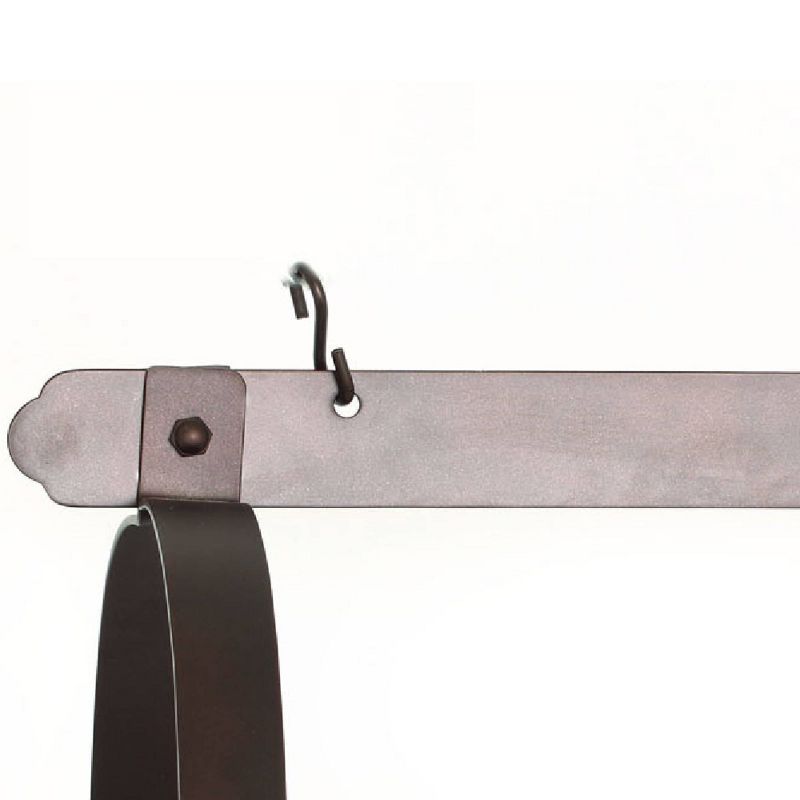 Range Kleen Pot Rack Bookshelf - Stainless Steel