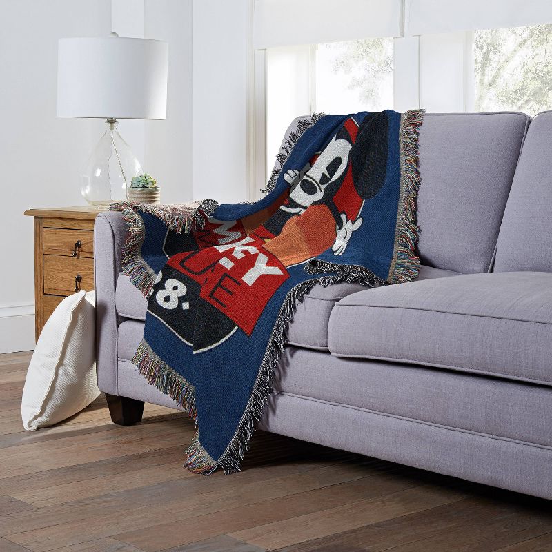 Mickey Mouse Hi Mickey Tapestry Throw