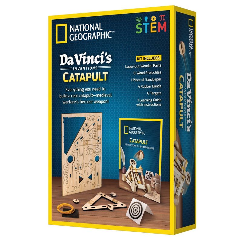 National Geographic Da Vinci's Inventions Catapult Science Kit