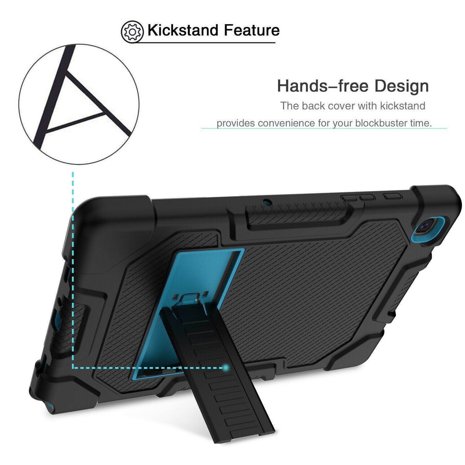 Samsung Galaxy Tab A7 10.4 ase Hybrid Heavy Duty Armor Stand Cover