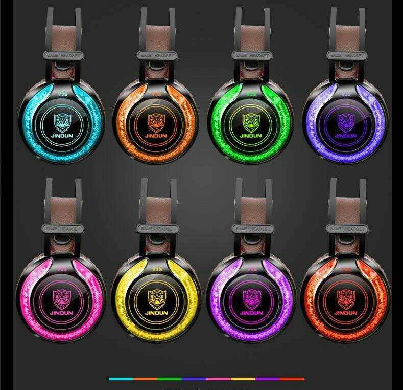 Funtech RGB Gaming headst Water-Cooling headphones With Mic