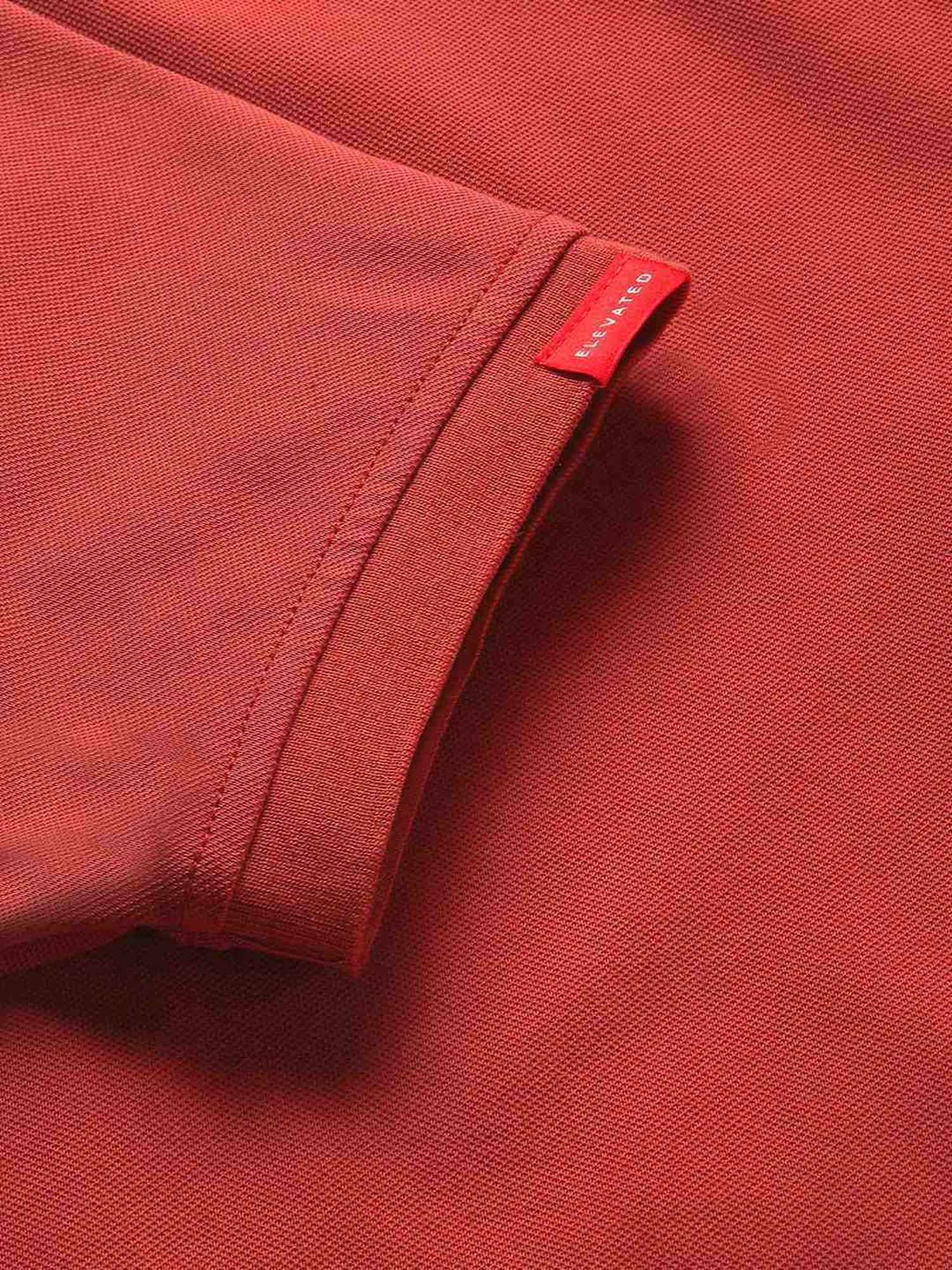 The Bear House Red Slim Fit Polo T-Shirt