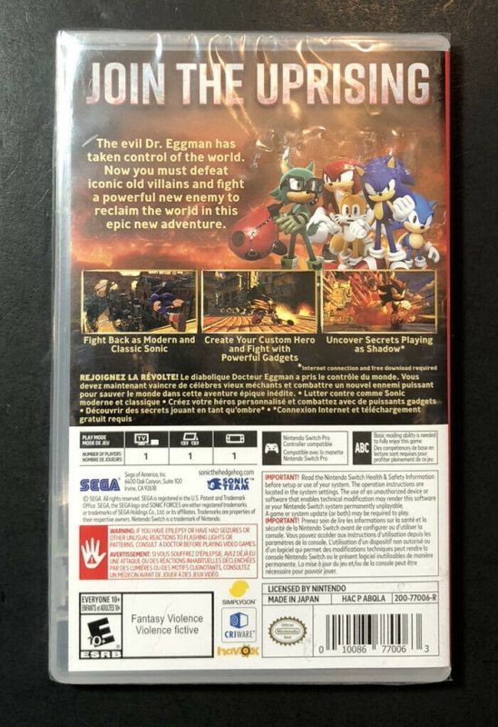 Sonic Forces (Nintendo Switch)