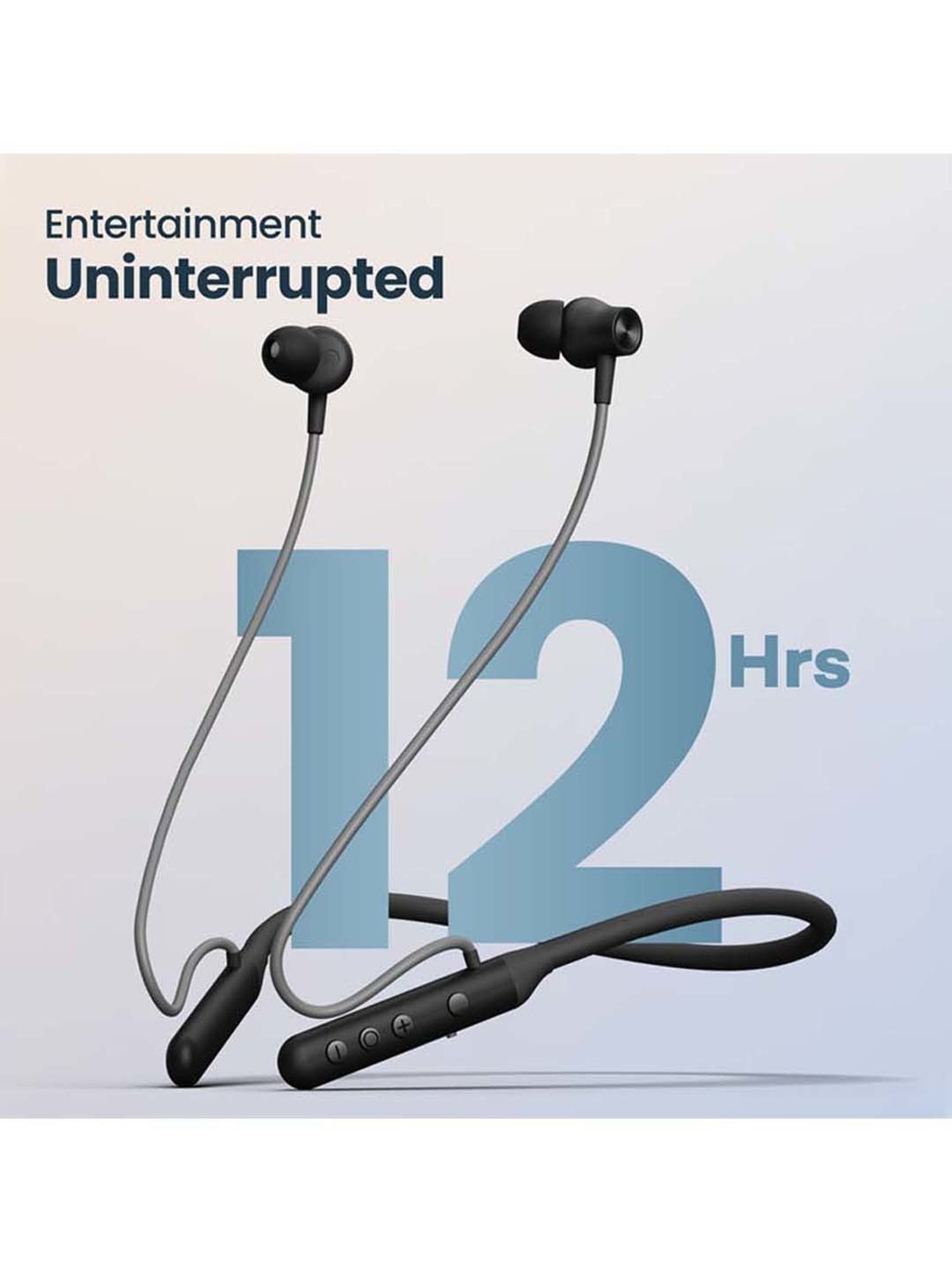 Boult Audio ProBass YCharge Wireless Bluetooth Neckband with Type-C Fast Charging (Black)