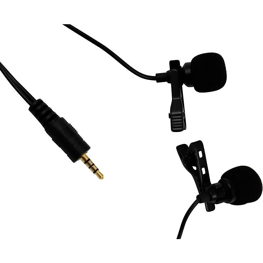 BK Media PV550-C Dual-Head Lavalier Microphone