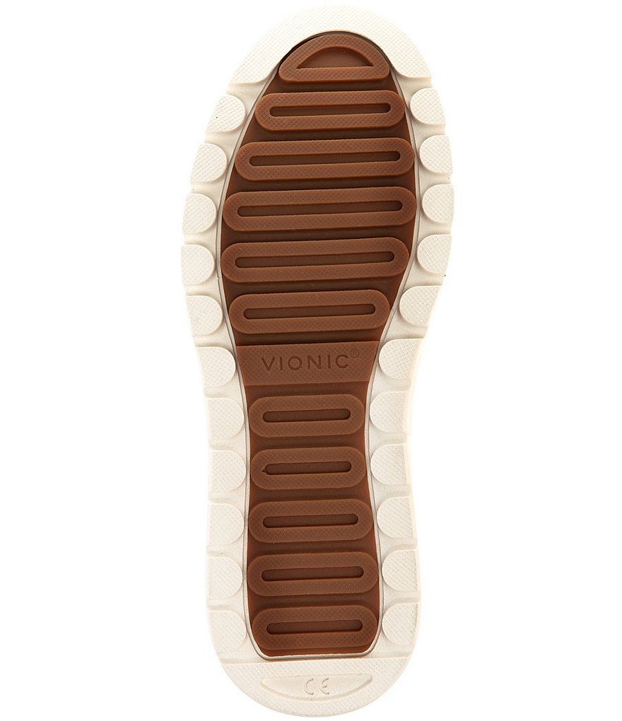 Vionic Dinoracroc Croc Embossed Leather Slip-On Sneakers