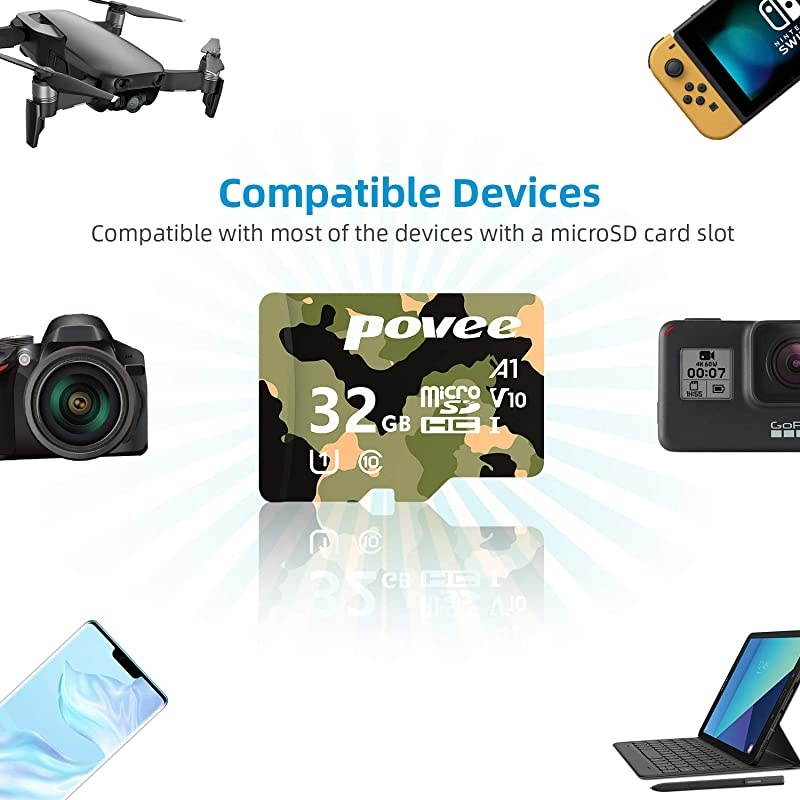 Pack of 3GB Micro SD Card with AdapterGood Value for Nintendo Switch and Gopro U1 A1 Class10 MicroSDHC Card High Speed Up to 100MBs UHSI Memory Card for Android Smartphone Fire HD and Drones