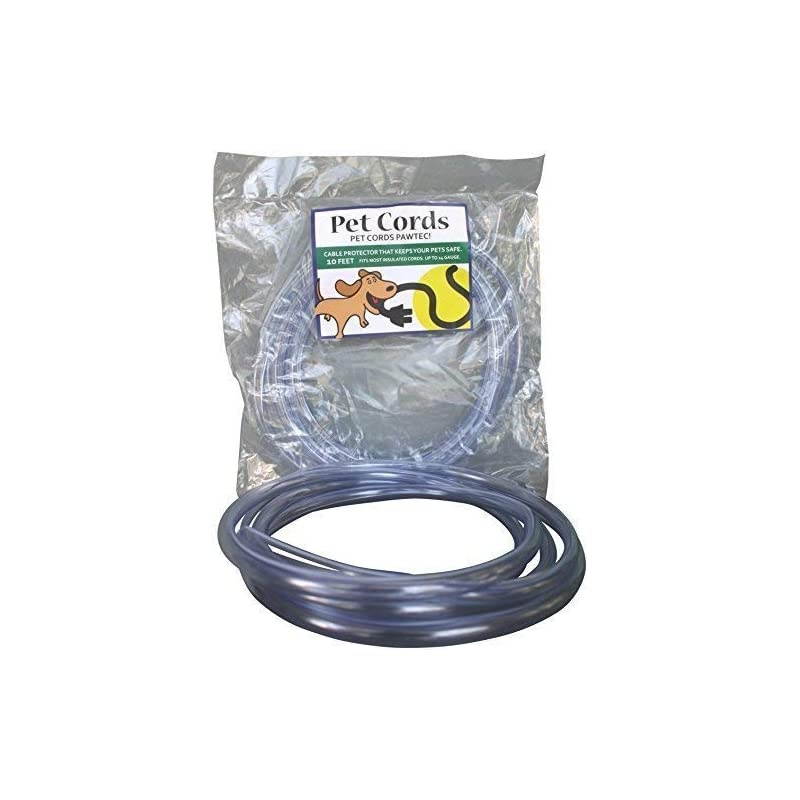 Dog and Cat Cord Protector Protects Your Pets from Chewing Through Insulated Cables up to 10ft Unscented Odorless