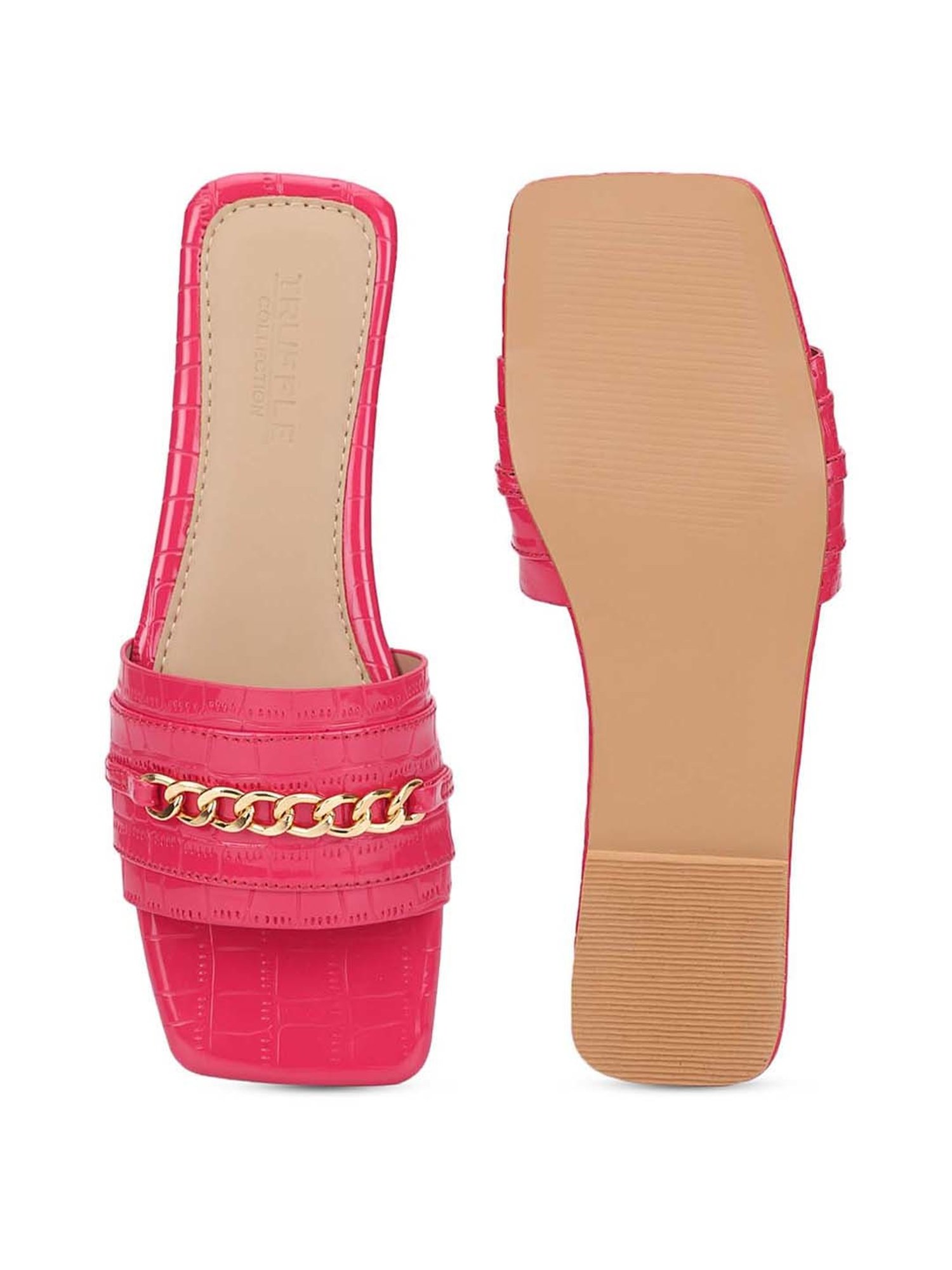 Truffle Collection Women's Fuchia Casual Sandals