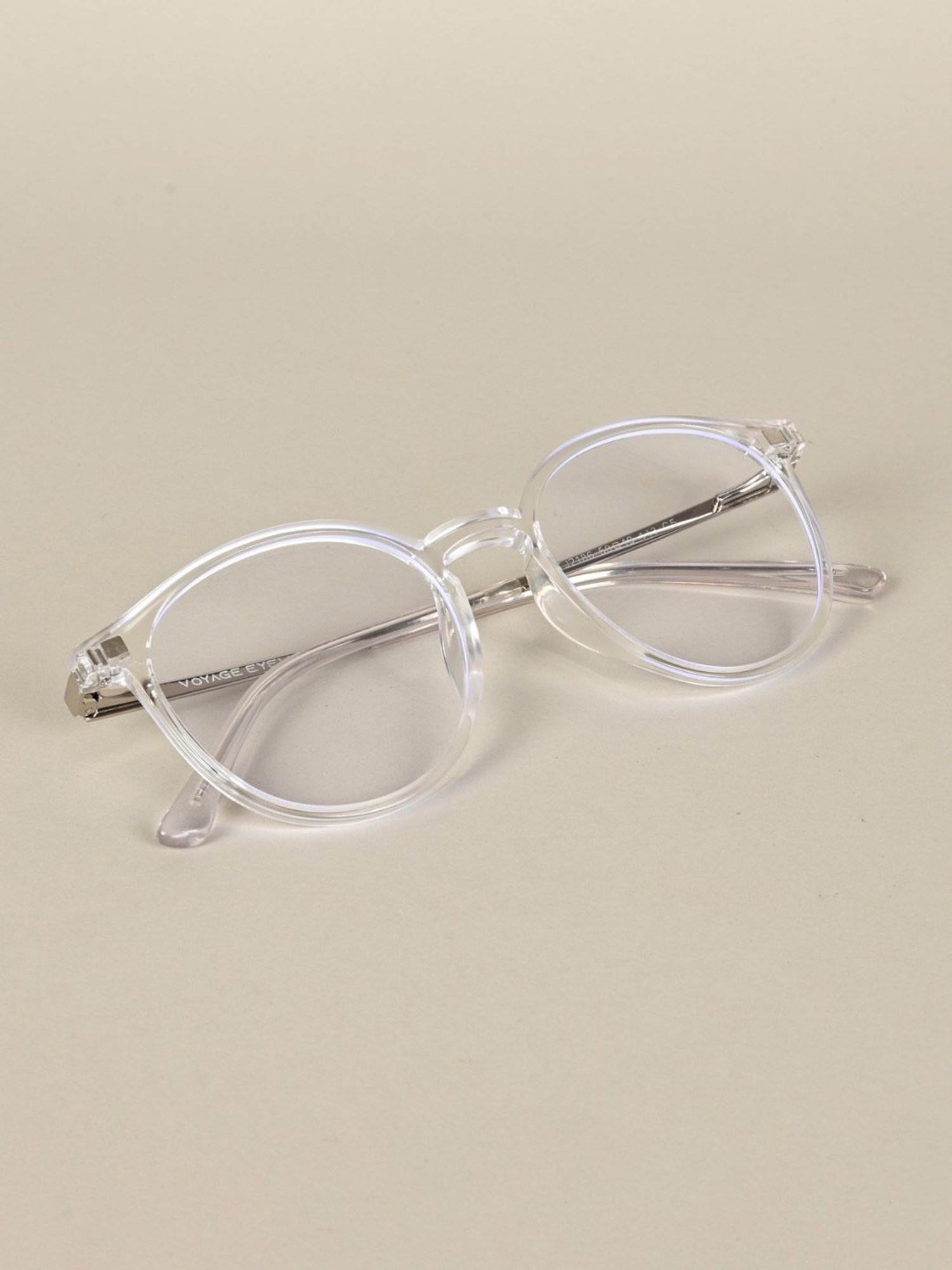 Voyage Clear Wayfarer UV Protection Unisex Sunglasses