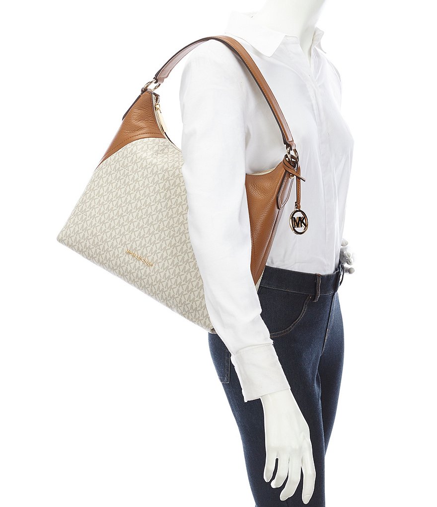 COACH Originals Swinger Nylon and Pebble Leather Shoulder Bag