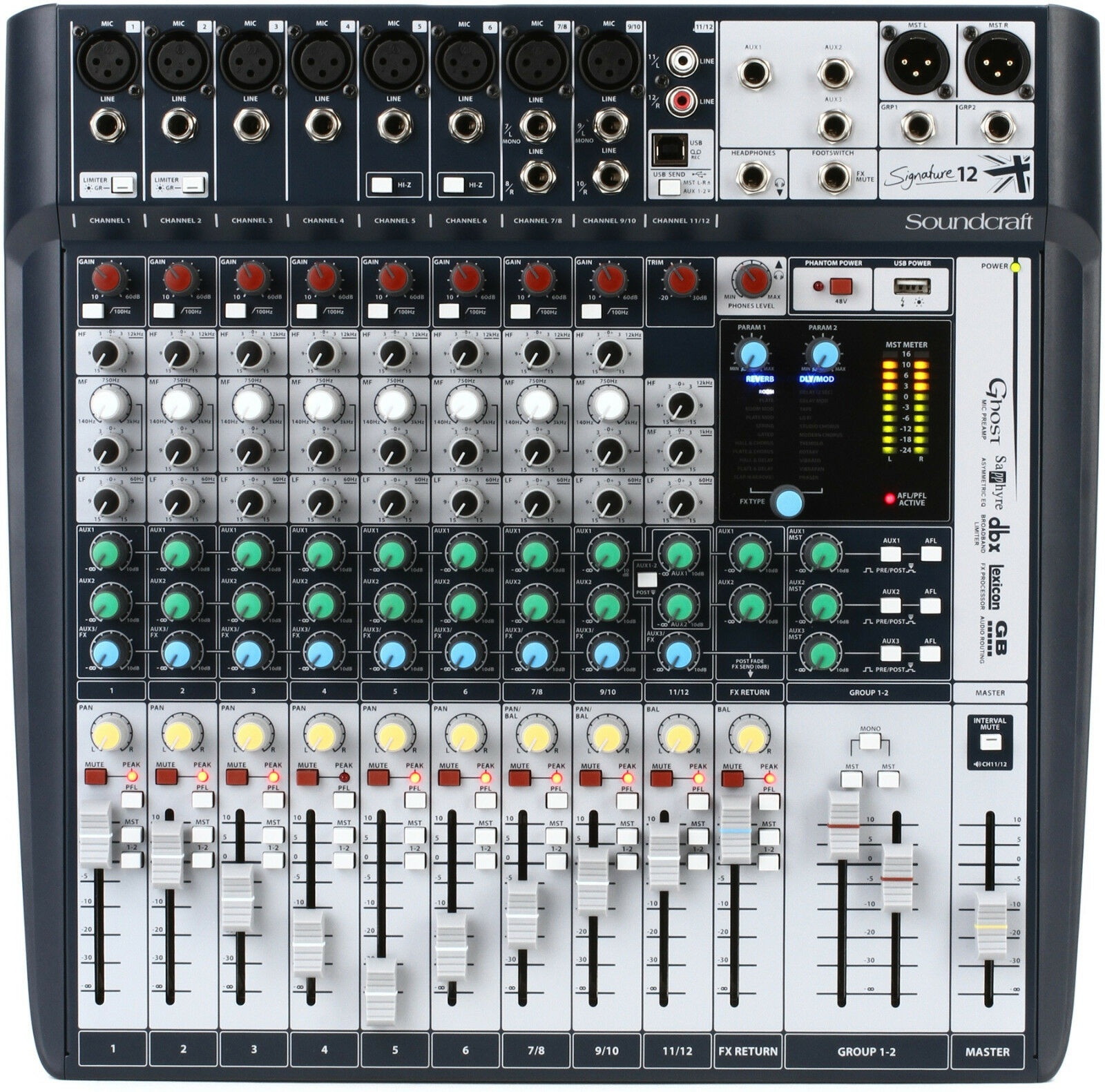 New Soundcraft Signature 12 USB Mixer Buy it Now! Make Offer! Auth Dealer!