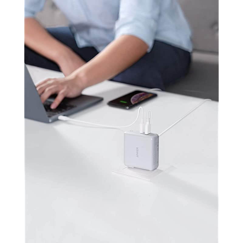 USB C Charger  Powerport Speed+ Duo Wall Charger with 30W Power Delivery Port for iPhone XsMaxXRX8 Ipad Pro 2018Air 2Mini MacBook ProAir Galaxy S10S9S8 Pixel LG Nexus and More