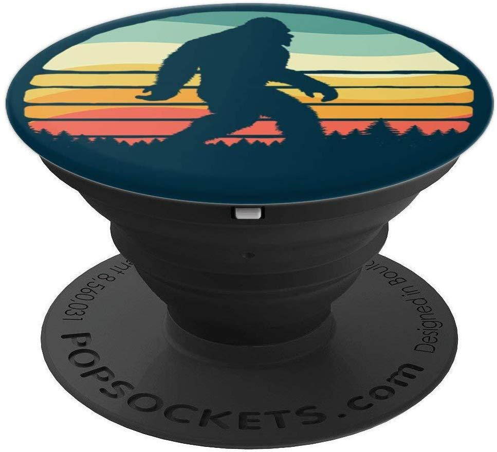 Groovy Vintage Bigfoot Retro Sixties / 60's Graphic PopSockets Grip and Stand for Phones and Tablets
