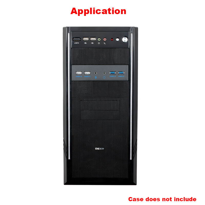 5.25 Inch Front Panel 4 Ports USB Hub w/ HD Audio Output Port & Microphone Input,2 Port USB 3.0 & 2 Ports USB 2.0 Hub w/ Stereo Audio Mic 5.25" CD-ROM Bay Bracket