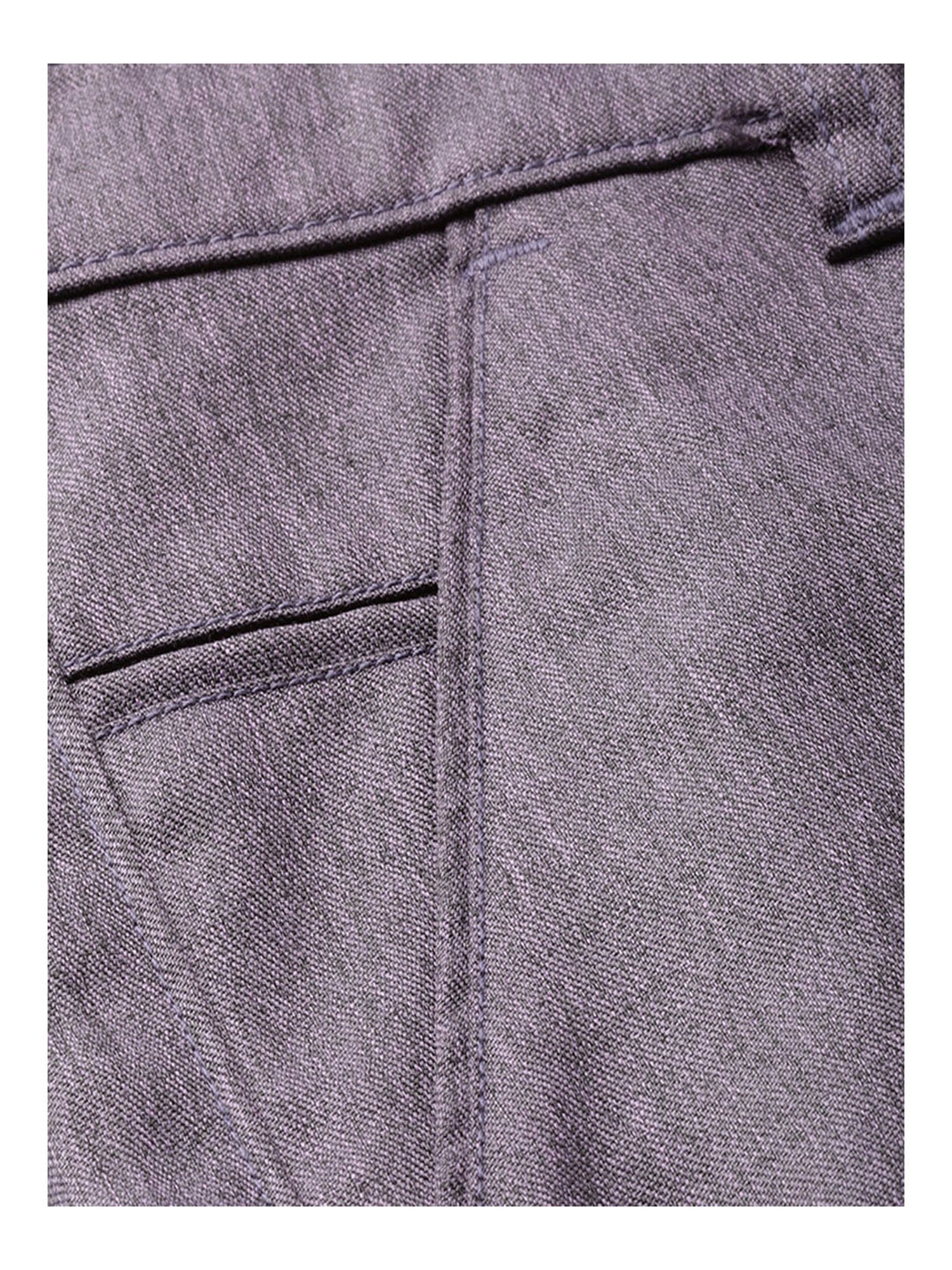 Sojanya Purple Regular Slim Fit Trousers