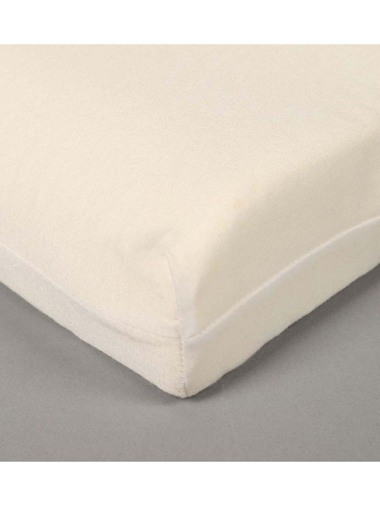 The White Willow Black Orthopaedic Mid Backrest Memory Foam Pillow - Set of 1