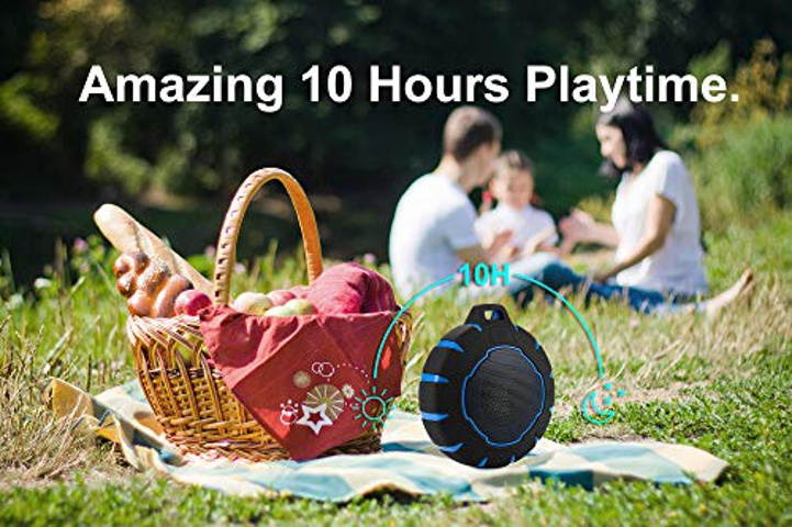 Bluetooth Speaker for Bike,Zares Waterproof Wireless Bicycle Speaker with Mount,Portable Speaker with Loud Sound and 10h Playtime, IP67 Waterproof,Outdoor Speaker for Riding, Travelling and Camping