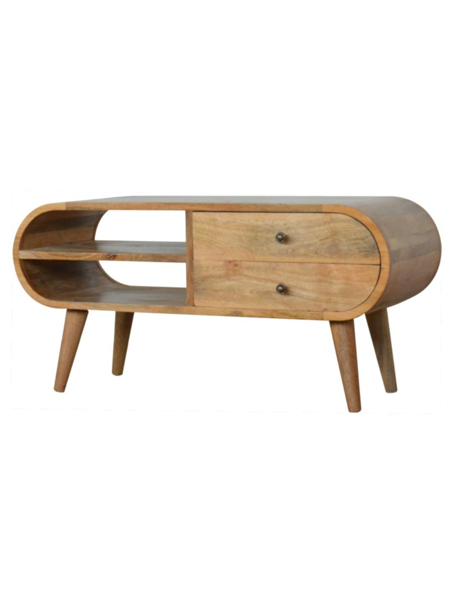 Artisan Furniture Brown London Media Unit (Natural Oak-ish Finish)