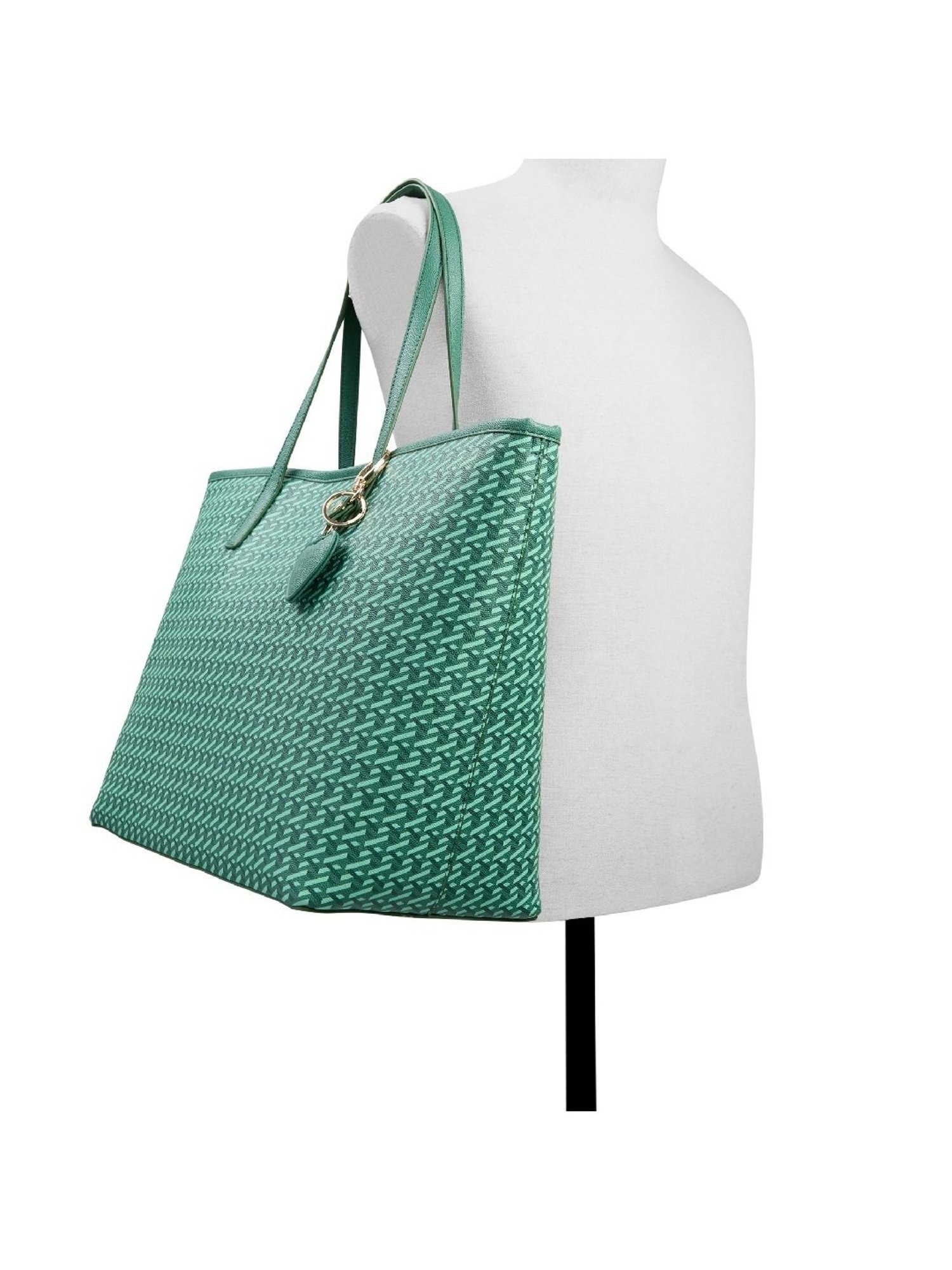 Call It Spring Green Printed Extra Large Tote Handbag