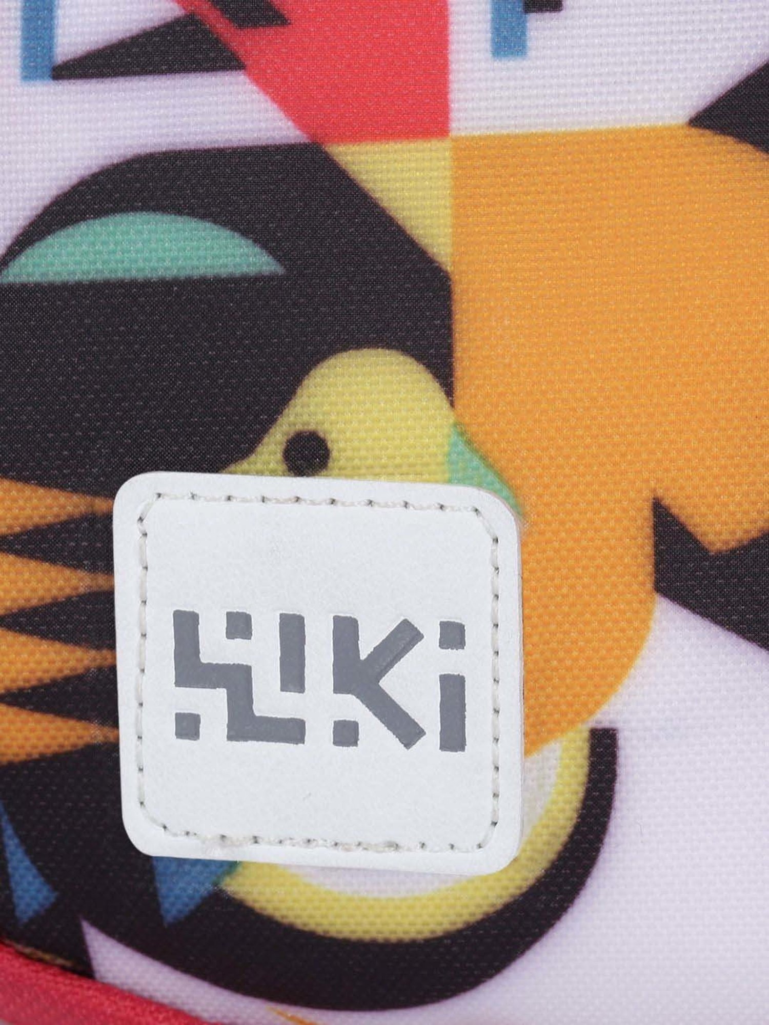 Wiki Ira Red Printed Waist Pouch