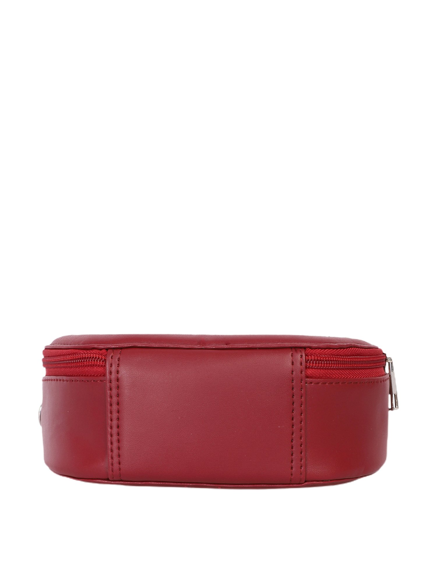 Bagsy Malone Maroon Embellished Sling Bag