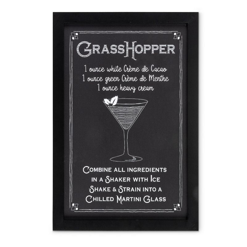 Lone Elm Studios Set of Three Cocktail Recipe Prints