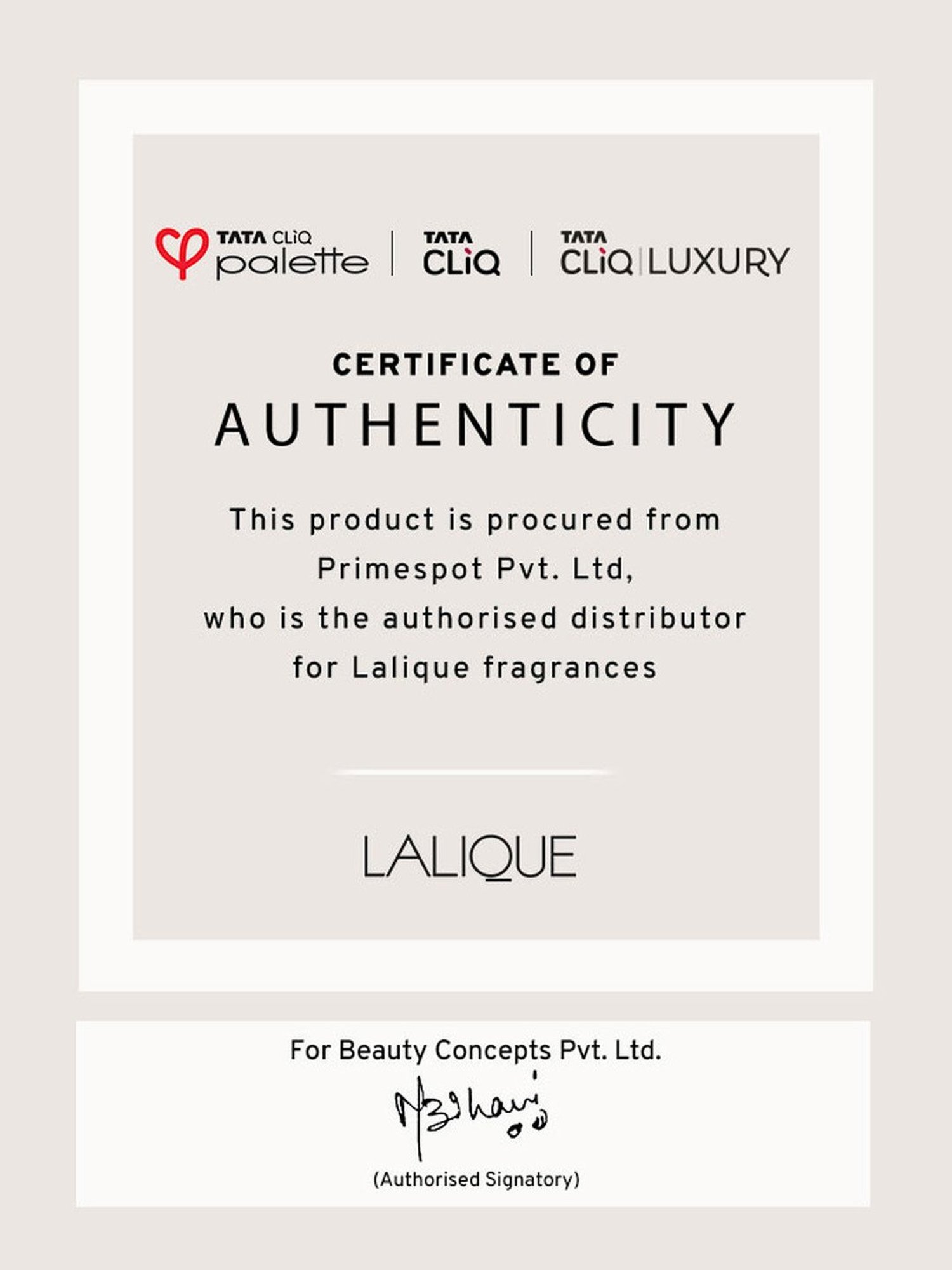 Lalique Noir Premier Fleur Universelle 1900 Eau de Parfum