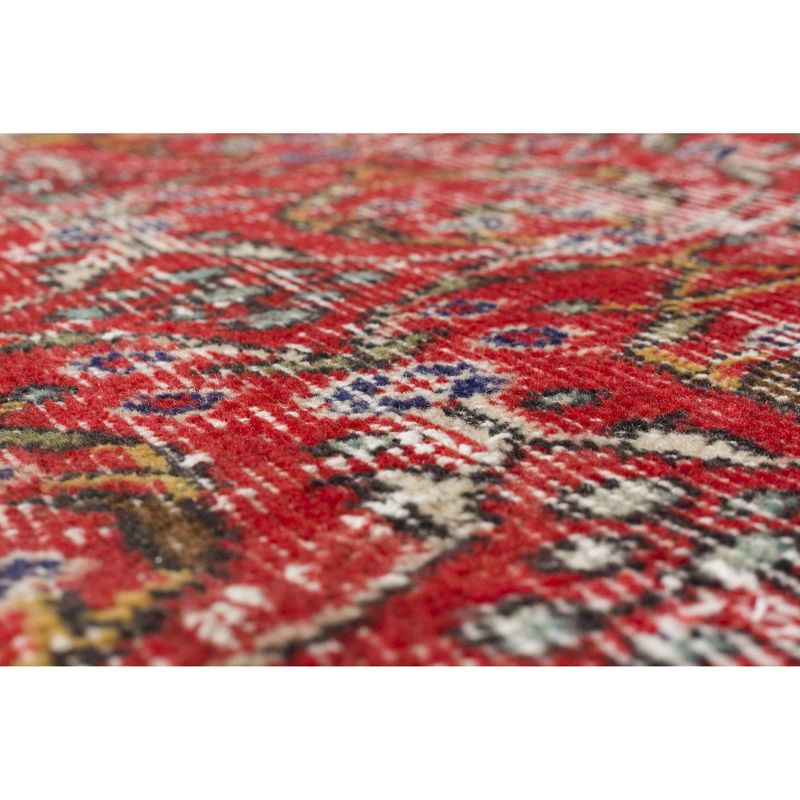 4'5"x8'2" Vintage One-of-a-Kind Gaylon Rug Red - Revival Rugs