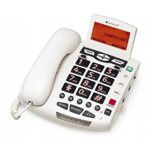 CLEARSOUNDS CSC600W Telephone,Corded,White