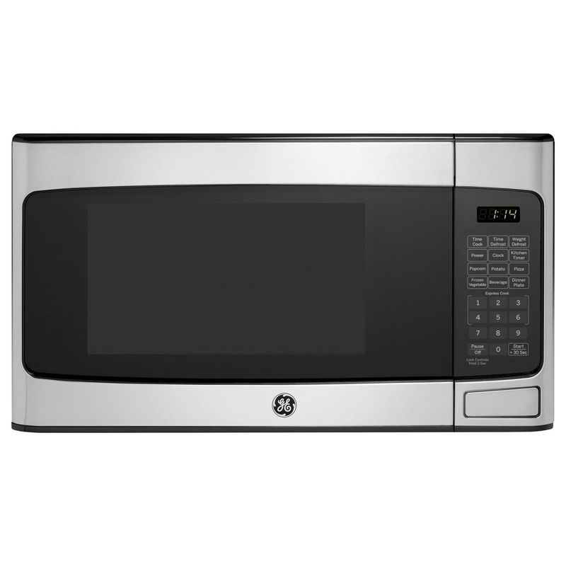 GE 1.1 Cu Ft Countertop Stainless Steel Microwave Oven (Manufacturer Refurbished)