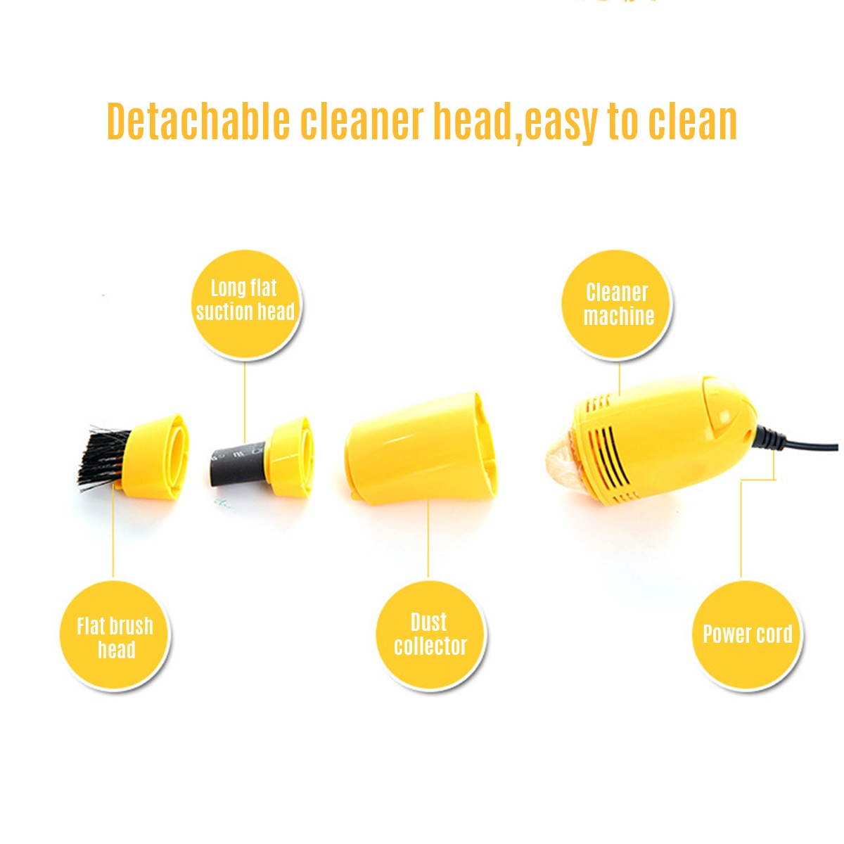 USB Computer keyboard Vacuum Cleaner Mini Desktop Dust Sweeper Collector Handheld Table Cleaning Tool for Office Car Home Pet House